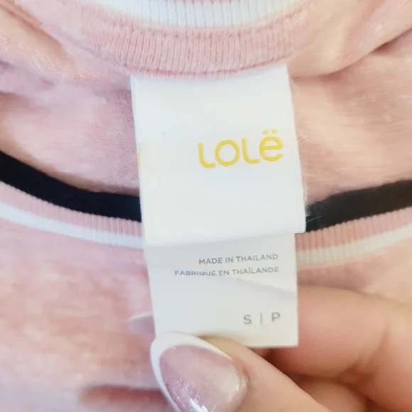 SOLD Lole Open Back Crew Neck Casual Cotton Summer Dress - Picture 7 of 7